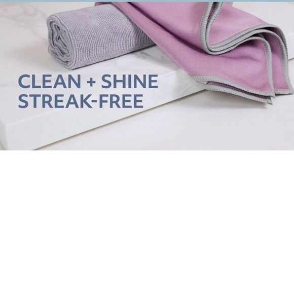 Norwex Enviro Cloth and Window Cloth Basic Package Amethyst and Graphite NWT - Picture 3 of 13